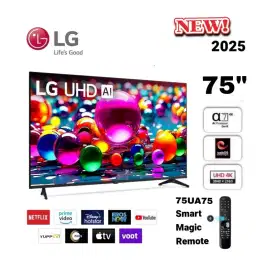 LG UHD AI 75 Smart TV 4K 75UA7550PSB Magic Remote HDR10 PRO AIRPLAY