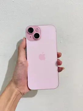 JUAL CEPAT Iphone 15 128gb iBox fullset ori Pink