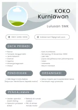 Cari kerjaan yg masih dekat dengan lokasi