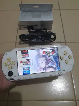 PSP FAT Tebel Putih Memory game 8gb Fullgame Plus Cassan Batre