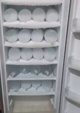 3 unit ex warung tutup kulkas jumbo showcase freezer 6rak  norml semua