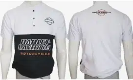 Kaos kancing harley davidson premium keren