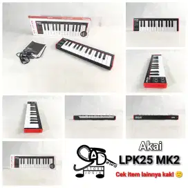 AKAI LPK 25 MK2 LPK25 MKII MIDI CONTROLLER CONTROLER 25 KEYS KEYBOARD