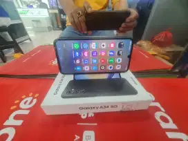 Samsung A34 5G Ram 8/256 gb lengkap normal