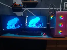 Fullset semua PC + 2 Monitor + Peripheral bonus Take All