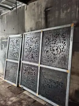 Pagar kating laser modern