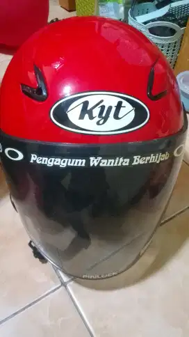 KYT DJMARU RED VISOR SMOKE