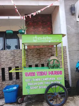 Gerobak es tebu 1 set