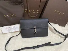 Calfskin Soft Jackie Flap Shoulder Bag