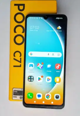 Poco C71 Ram 4+4/128 Like New Baru sebulan