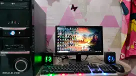 PC GAMING DESIGN + LCD 16 + RAM 8 GB + HD 500 GB + GAMES FILM APP