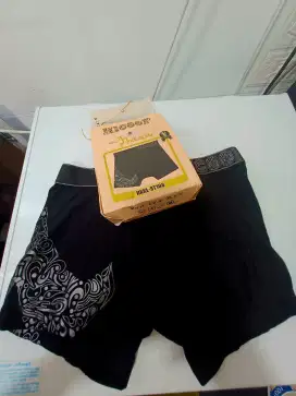 [BARU MURAH] Celana Boxer Pria HICOOP Hitam  Size L
