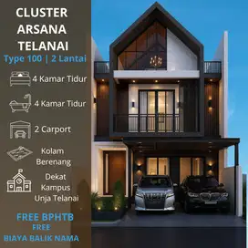 Dijual Cluster Telanaipura gratis Kolam Berenang