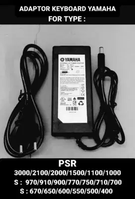 Adaptor keyboard Yamaha PSR dan psr S series stock ready murah(BARU)