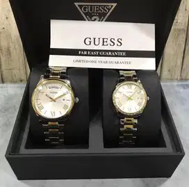 Jam tangan guess couple ori