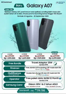 SAMSUNG GALAXY A SERIES