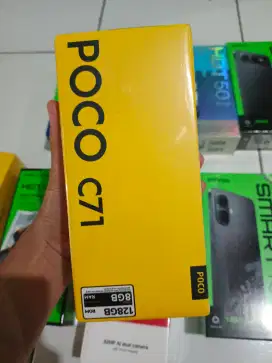 Poco c71 ram 4/128 gb baru segel dan garansi resmi