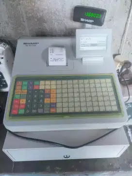 Mesin kasir Sharp type EX - A 217 W kondisi norma