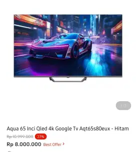 AQUA GOOGLE TV 4K 65 INCI