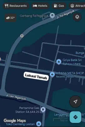 Dijual Cepat Tanah Pekarangan 980 m2