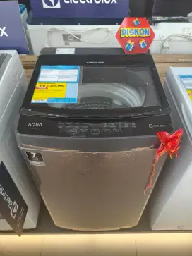 Mesin Cuci 1 Tabung AQUA 8 KG Cicilan Tanpa DP Gratis 2x Cicilan
