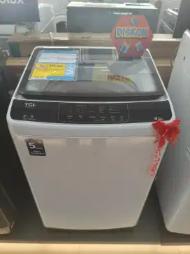 Mesin Cuci 1 Tabung TCL 8 KG Cicilan Tanpa DP Gratis 2x Cicilan