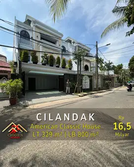 DIJUAL RUMAH AMERICAN CLASSIC DI JAKARTA SELATAN