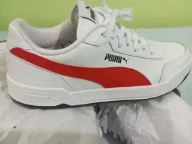 Original Sepatu Puma Caracal putih merah new