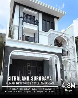 Hot New Gress Rumah American Style Cluster Favorite Citraland lebar 10