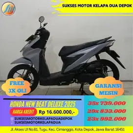 HONDA NEW BEAT DELUXE 2025 CASH/KREDIT PROSES CEPAT SYARAT MUDAH