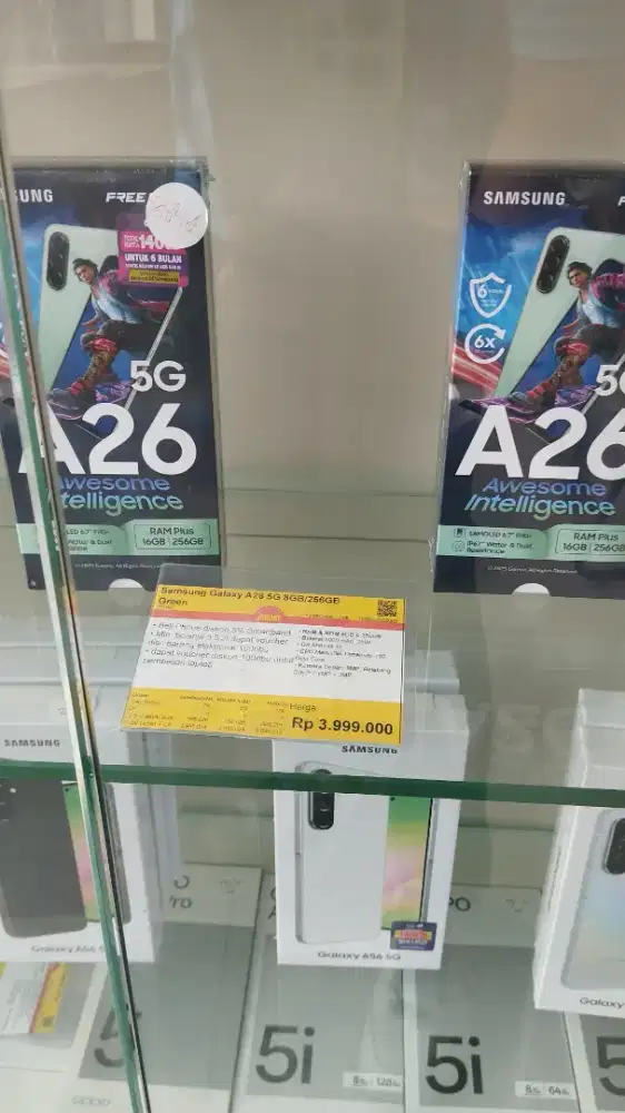 Samsung galaxsy A26 5G ram 8/256