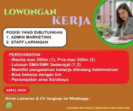 Butuh Cepat Penempatan SURABAYA
