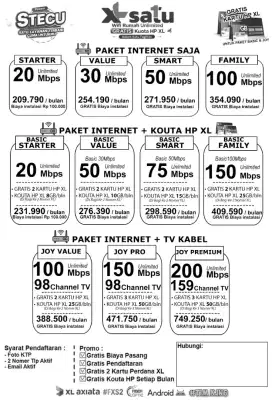 Wifi rumah dari XL
