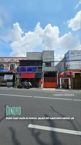 Ruko strategis di poros jalan MT Haryono Dinoyo Malang