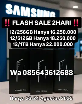SAMSUNG S25 ULTRA 12/256GB NEW PROMO FLASHSALE