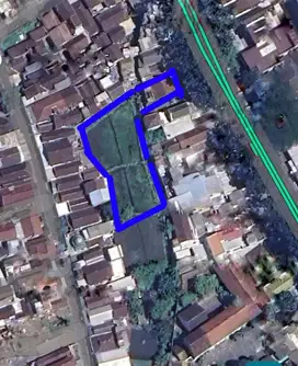 Dijual cepat tanah dan rumah akses nol jalan di LA Sucipto, Malang