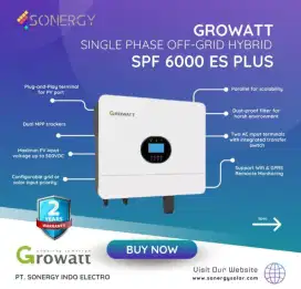 Hybrid/Offgrid Inverter Growatt SPF 6000 ES Plus wifi