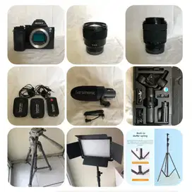 PAKET ALAT SHOOTING PROFESIONAL– KOMPLIT! (BEKAS) SONY A7S