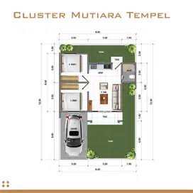 Dekat SMKN 1 Tempel, Rumah Classic Type 50, 1 KM 2 KT