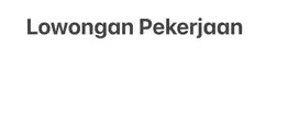 Lowongan Pekerjaan Operator Ekspedisi