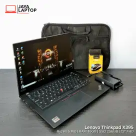 Lenovo Thinkpad X395 Ryzen 5 Pro RAM 16GB SSD 256 Laptop Second Bekas