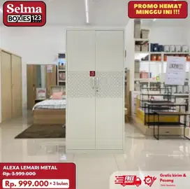 Lemari besi 2 pintu promo selma