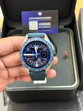 Tag Heuer Connected E4 Steel 45mm Blue Ceramic with Blue Rubber strap