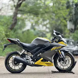 YAMAHA R15 V3 KUNING 2020 KM 800 PERAK PAJAK PANJANG GASPOL