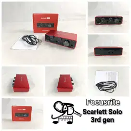 FOCUSRITE SCARLETT SOLO 3RD GEN SOUNDCARD THIRD GENERATION SOUND CARD