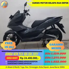 HONDA NEW PCX 160 CBS 2021 CASH/KREDIT DP MULAI 500RB KM LOW