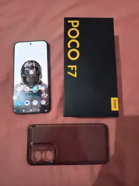 Handphone Poco F7 Black 99,9 % Like New, Kinclong dan Fullset (Nego)