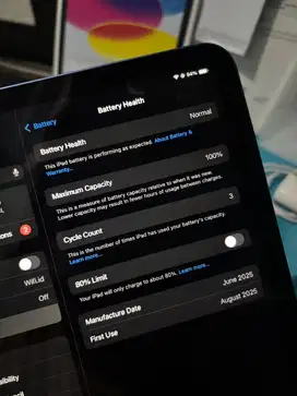 iPad Gen 11 128gb Blue iBox PA/A Baru 2 Minggu Aktif