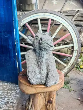 Patung Sapi Nandini – Ukiran Batu Asli Penuh Makna
