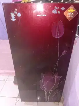 KULKAS POLYTRON 1 PINTU MODEL TERBARU BERFUNGSI NORMAL SEMUA 850RBNEGO